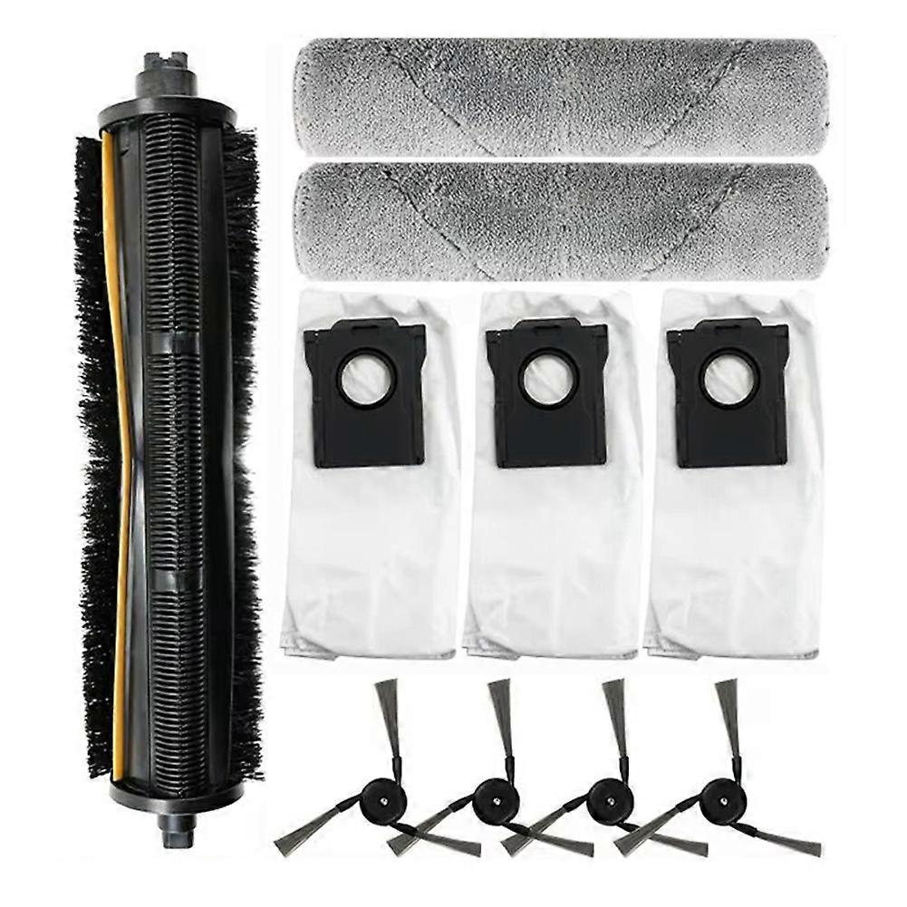 10-teiliges Set Für Den Dreame Mova Z5 / Z5 Pro / Z50 Ultra Wischmopp: Entwirrungsbürste, Seitenbürste, Staubbeutel Und Reinigungstuch. Ersatzteile Inklusive.