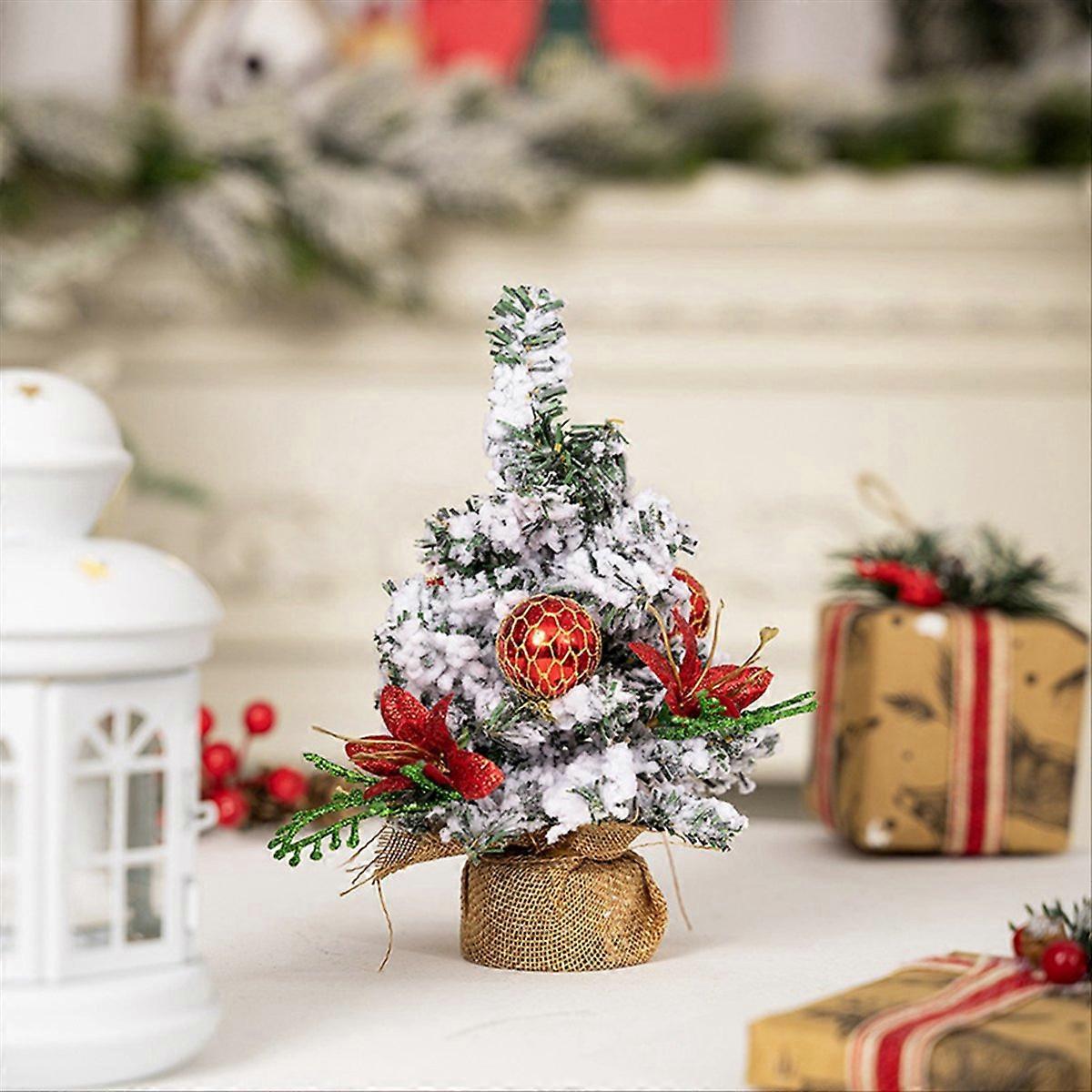 Mini-weihnachtsbaum Für Den Tisch, Kleiner Dekorativer Weihnachtsbaum