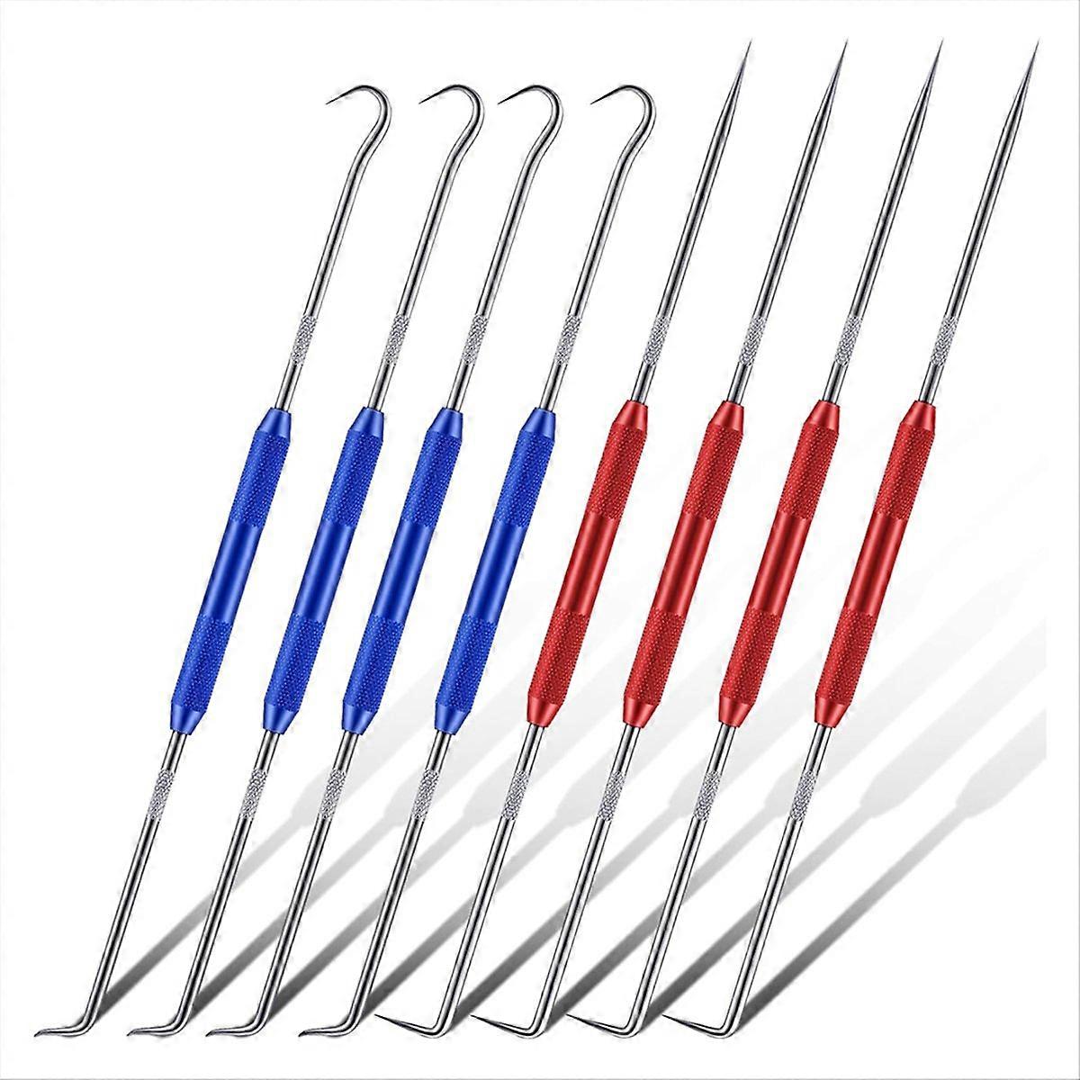 Set Mit 8 Doppelseitigen Anreißnadeln, Anreißwerkzeug Aus Metall Mit Haken