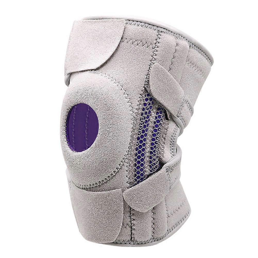 Sportliche Kniebandage Zum Wandern Und Spazierengehen, Fixiergurt Bei Patellaluxation Beim Laufen Und Bergsteigen.