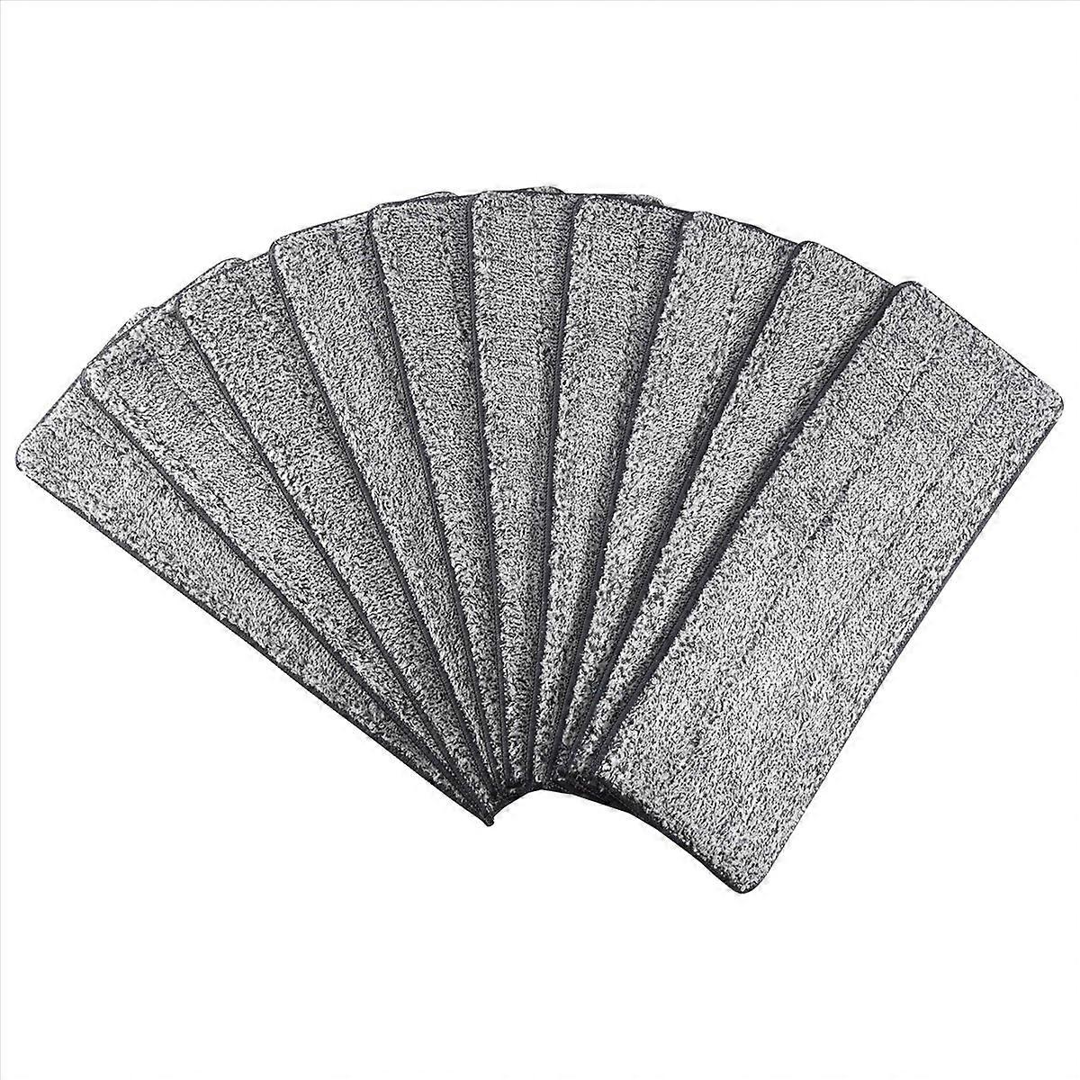 Packung Mit 10 Mikrofasertüchern Für Flache Küchen-/haushaltsmopps, Größe L