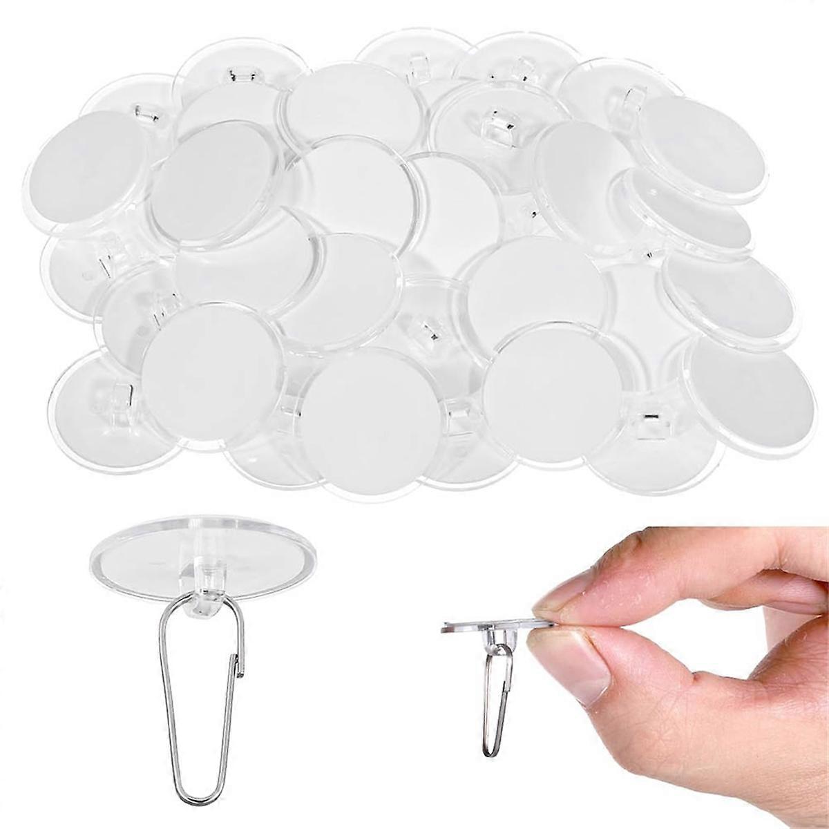 Packung Mit 50 Transparenten Klebehaken Für Die Decke, Kein Bohren Erforderlich, Zum Aufhängen Von Gegenständen (geburtstagsgeschenke Usw.).