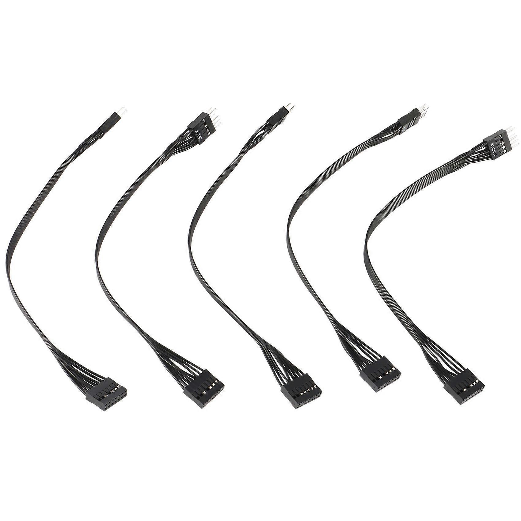 13-polige Buchse Auf 8-poligen Stecker, 24 Awg Audio-konverterkabel, 5er-pack