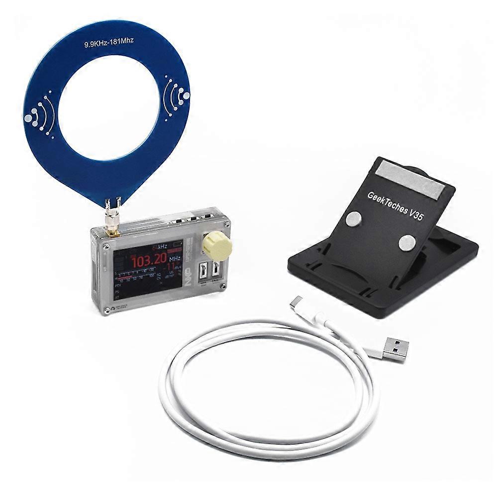 Tef6686 Dsp-radio Mit 2-zoll-ips-bildschirm, Esp32, Fm/lw/mw/sw-kurzwellenempfänger Und Ringantenne C