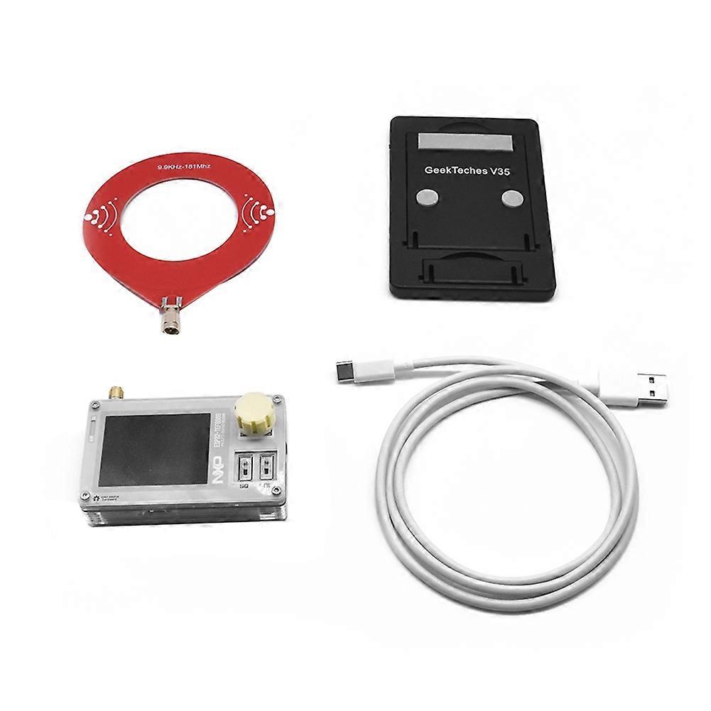 Tef6686 Dsp-radio Mit 2-zoll-ips-bildschirm, Esp32, Fm/lw/mw/sw-kurzwellenradioempfänger Und Donut-antenne.