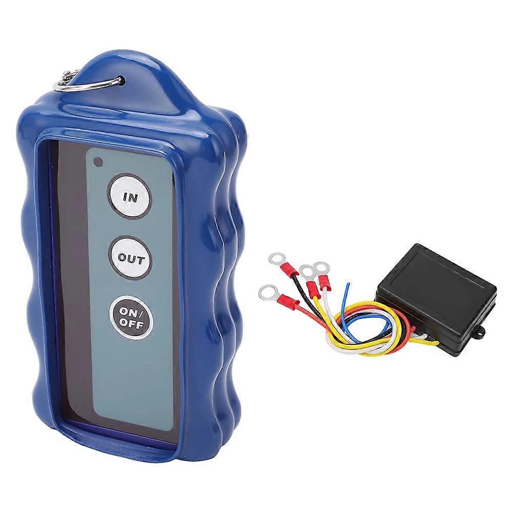Universelle 434-mhz-funkfernbedienung Für Elektrische Seilwinden Mit Empfänger, Kompatibel Mit Lkws Und Quads.