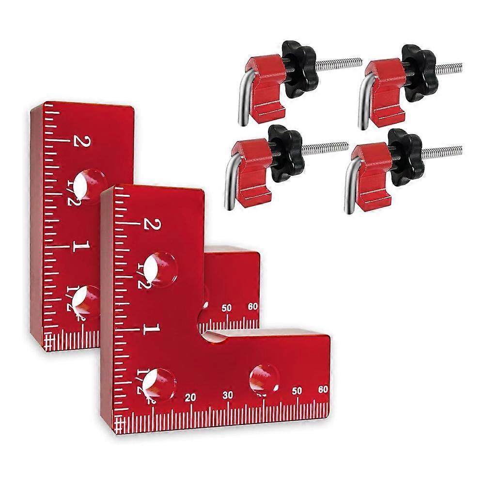 Miniatur-90-grad-positionierwinkel (2er-set), Klemmwinkel
