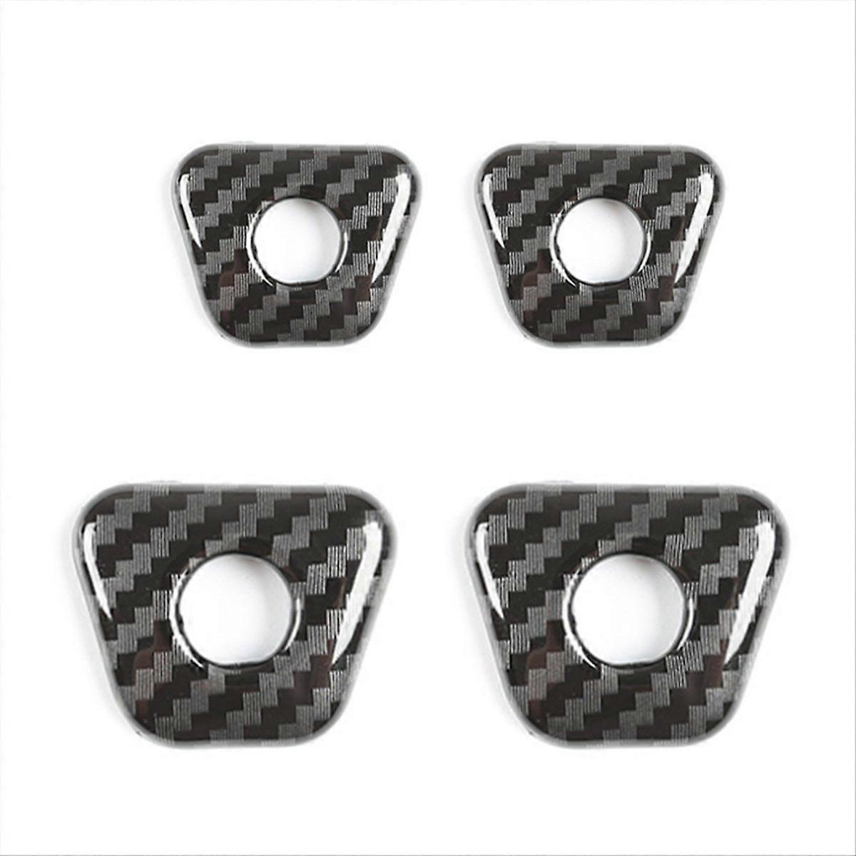 Set Mit 4 Dekorativen Glitzeraufklebern Für Die Abdeckung Des Türschlossstifts Im Auto