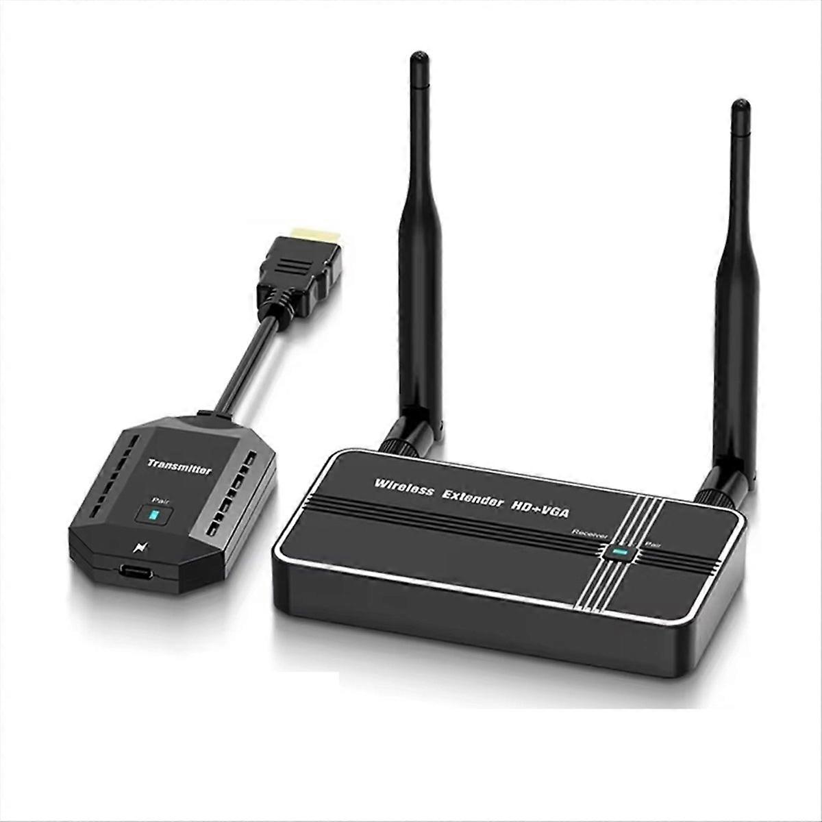 5g-funk-vga-videoempfänger/-verlängerungsadapter 4k 1080p 50 M, Kompatibel Mit Smartphone, Fernseher Und Pc