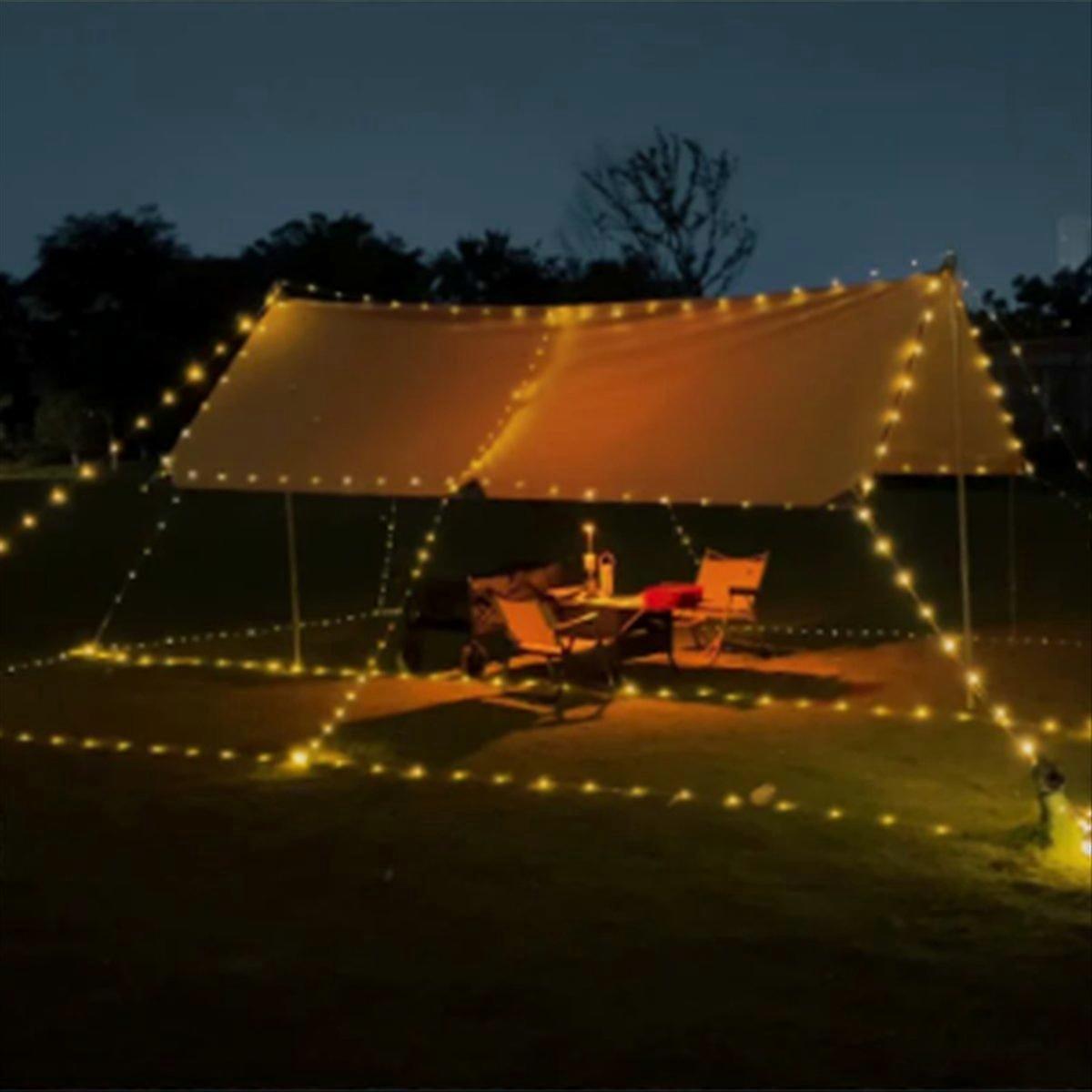 20 Zoll Große, Wiederaufladbare Grüne Campinglaterne, Ideal Für Outdoor-aktivitäten. Sorgt Für Stimmungsvolles Licht Und Dient Als Notbeleuchtung Im Zelt.