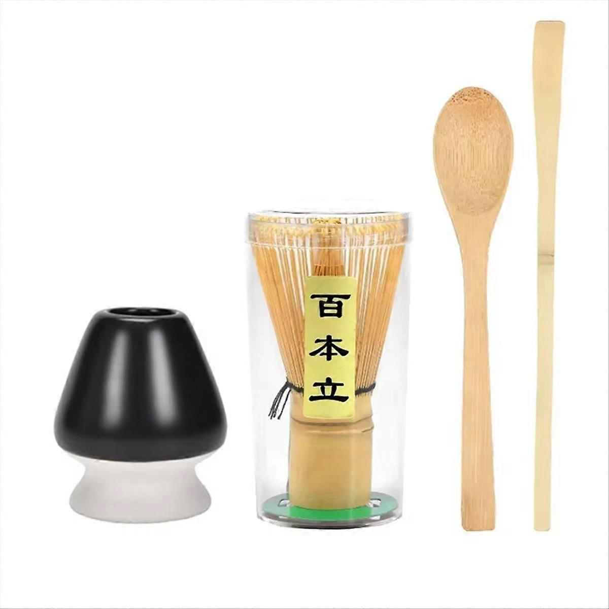 Matcha-besen-set, Praktisches Set Mit Ständer, Schneebesen, Teelöffel Und Matcha-löffel Für Japanischen Matcha-tee.