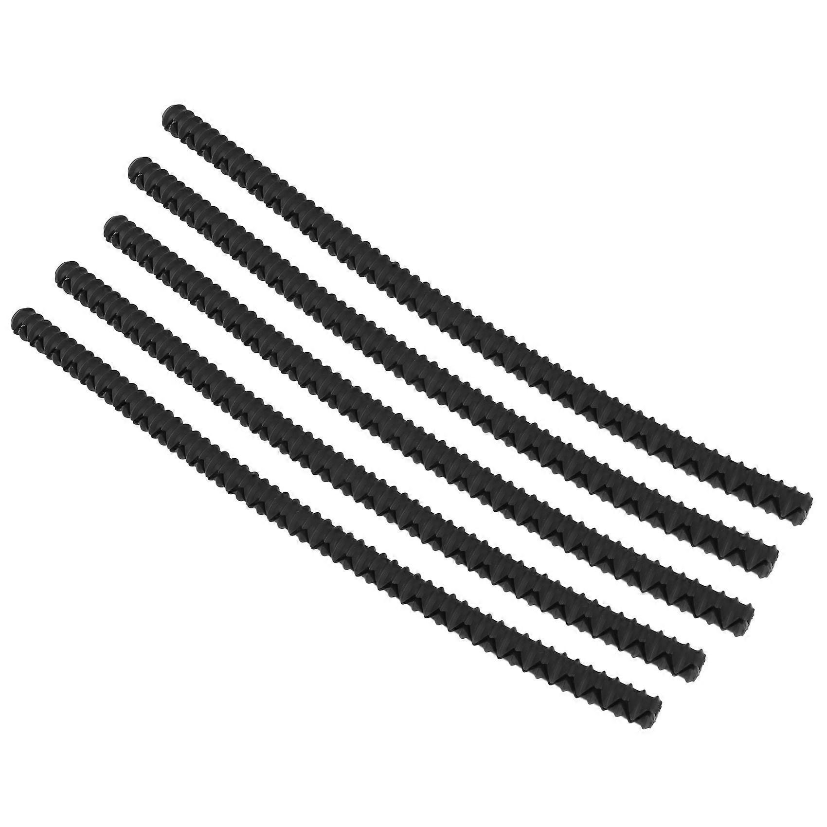 Set Mit 6 Silikon-backrostschonern, 35,5 Cm (schwarz)