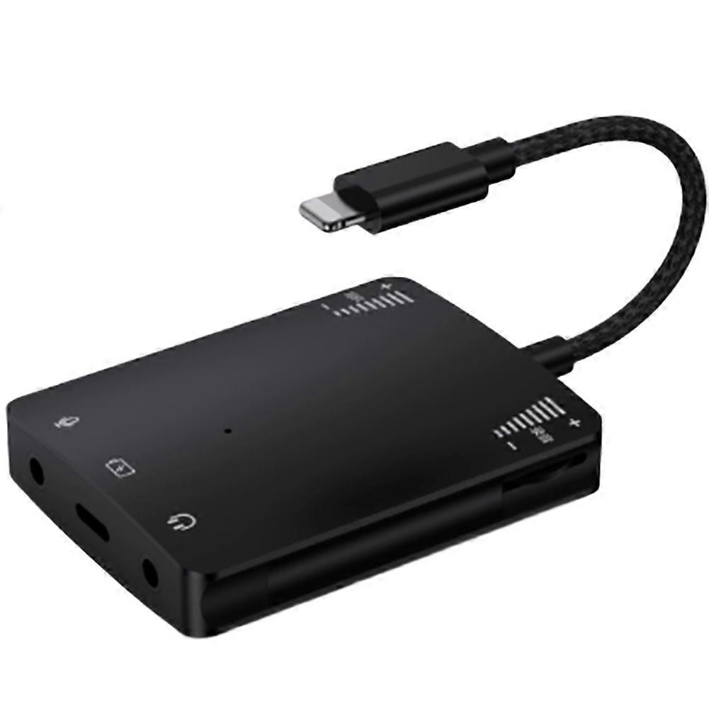 Rauschfreier Stereo-soundkartenadapter Für Live-streaming Mit Integriertem Mikrofon.