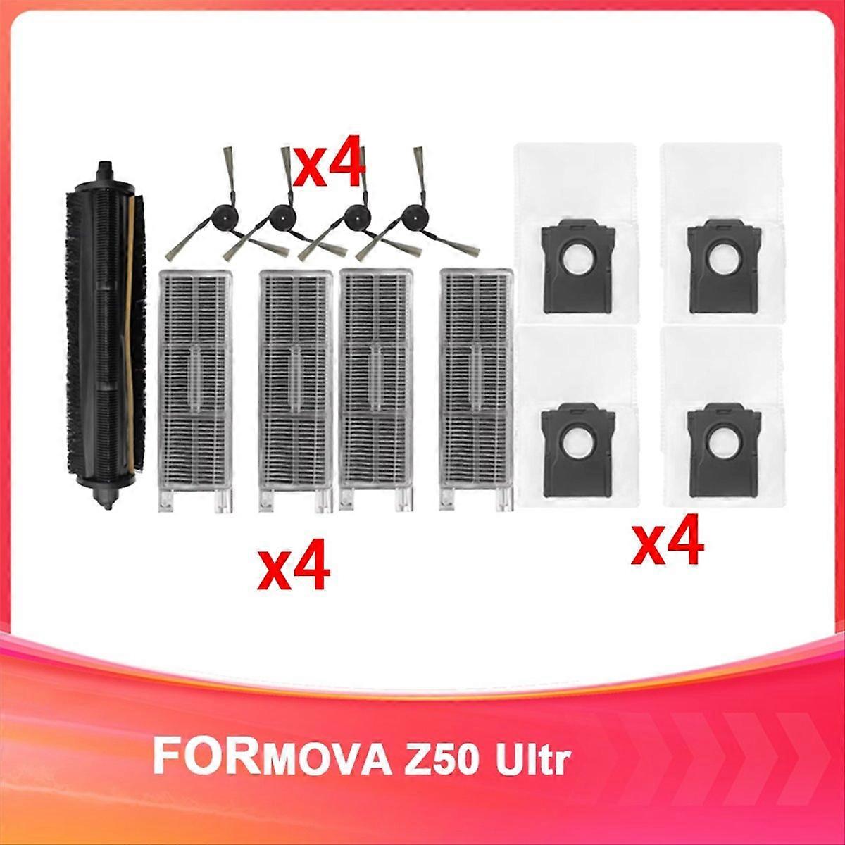 Kompatible Teile Für Den Staubsauger Z50 Ultra: Hauptwalze, Seitenbürste, Hepa-filter, Staubbeutel Und Zubehör