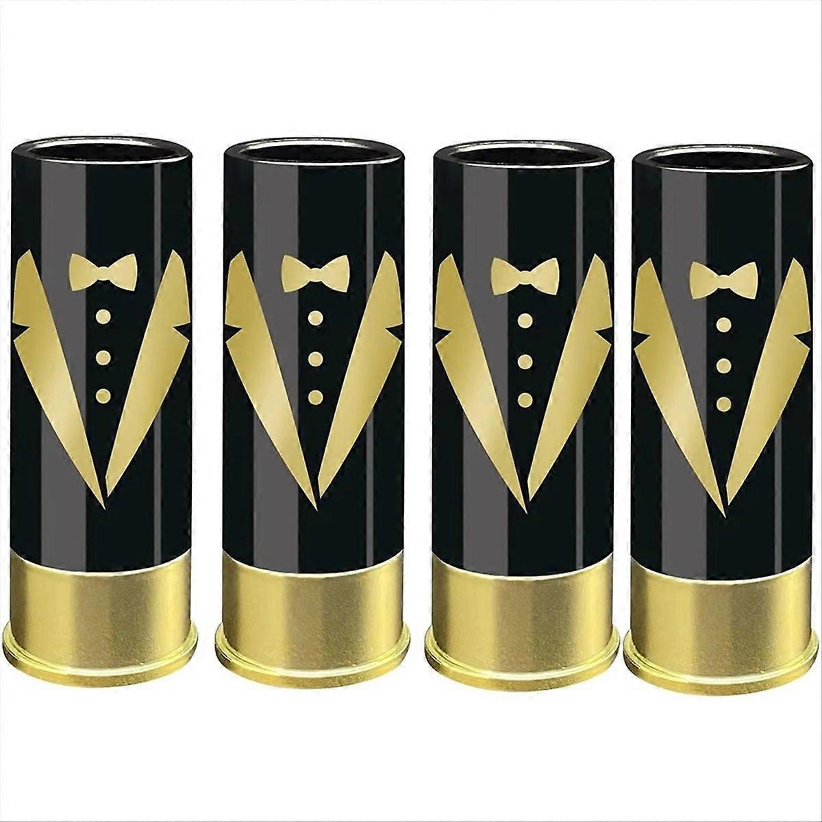 Set Mit 4 Tequilagläsern, Größe 12, Ideal Für Trauzeugen.