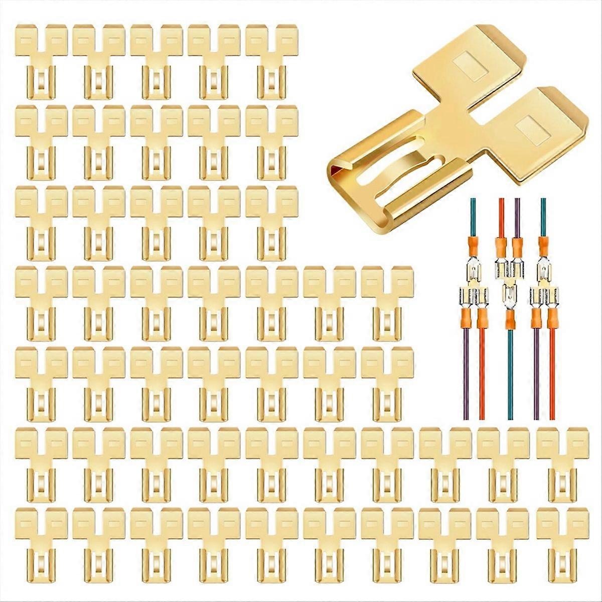 Packung Mit 30 Doppelgabelverbindern Für Bidirektionale Kabel