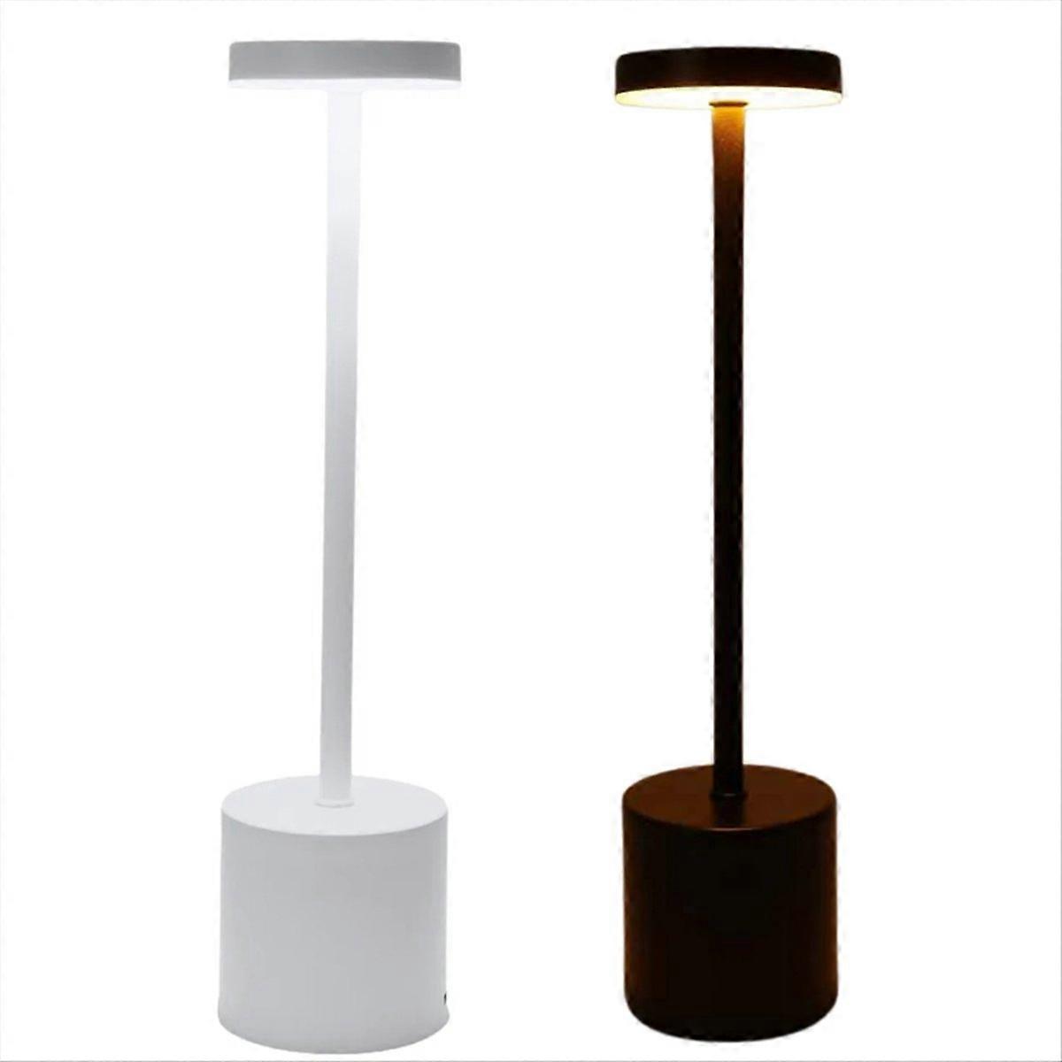 Einfache, Wiederaufladbare Led-touch-tischleuchte, Stimmungsvolle Nachttischlampe