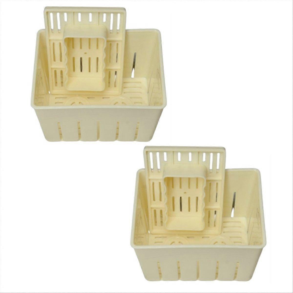 Tofuformen Aus Lebensmittelechtem Polypropylen Zur Herstellung Von Hausgemachtem Tofu.