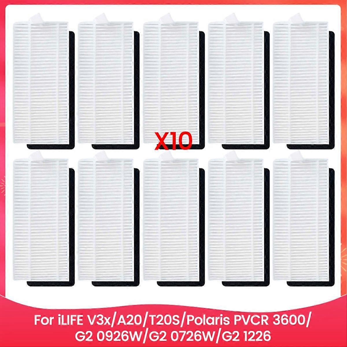 Packung Mit 10 Ersatz-hepa-filtern Für Staubsauger Der Modelle V3x/a20/t20s/pvcr 3600/g2 0926w/g2 0726w/g2 1226
