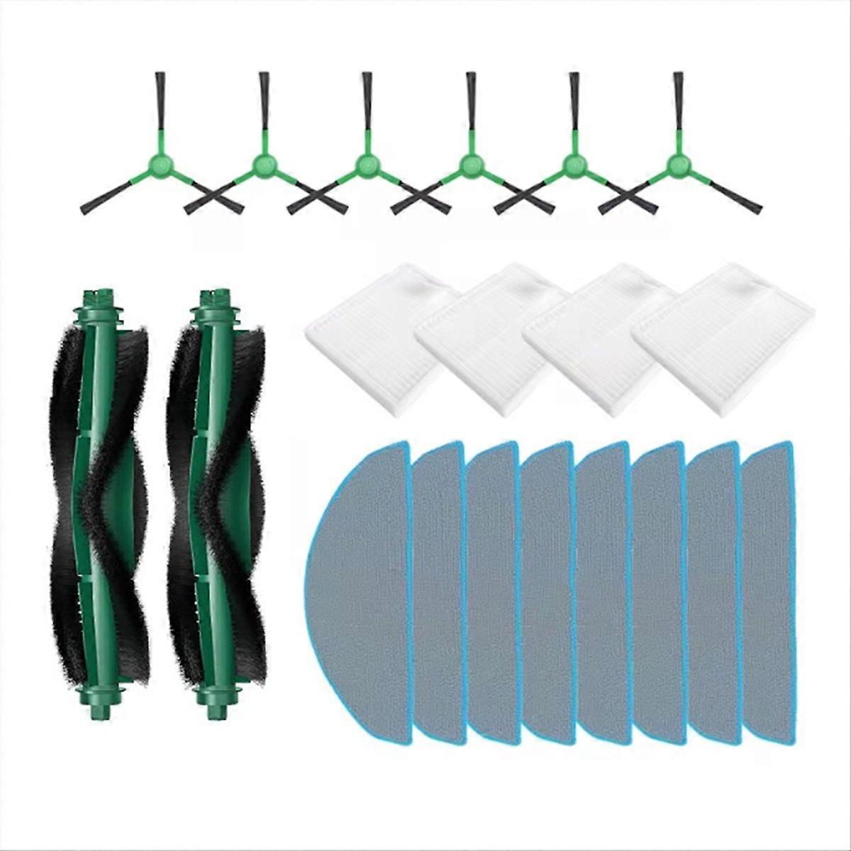 Ersatzteile Für Staubsauger 105 Vac / 105 Combo / 105 Combo+ / 104 Combo / Q052: Hauptbürste, Seitenbürste, Filter Und Reinigungstuch.