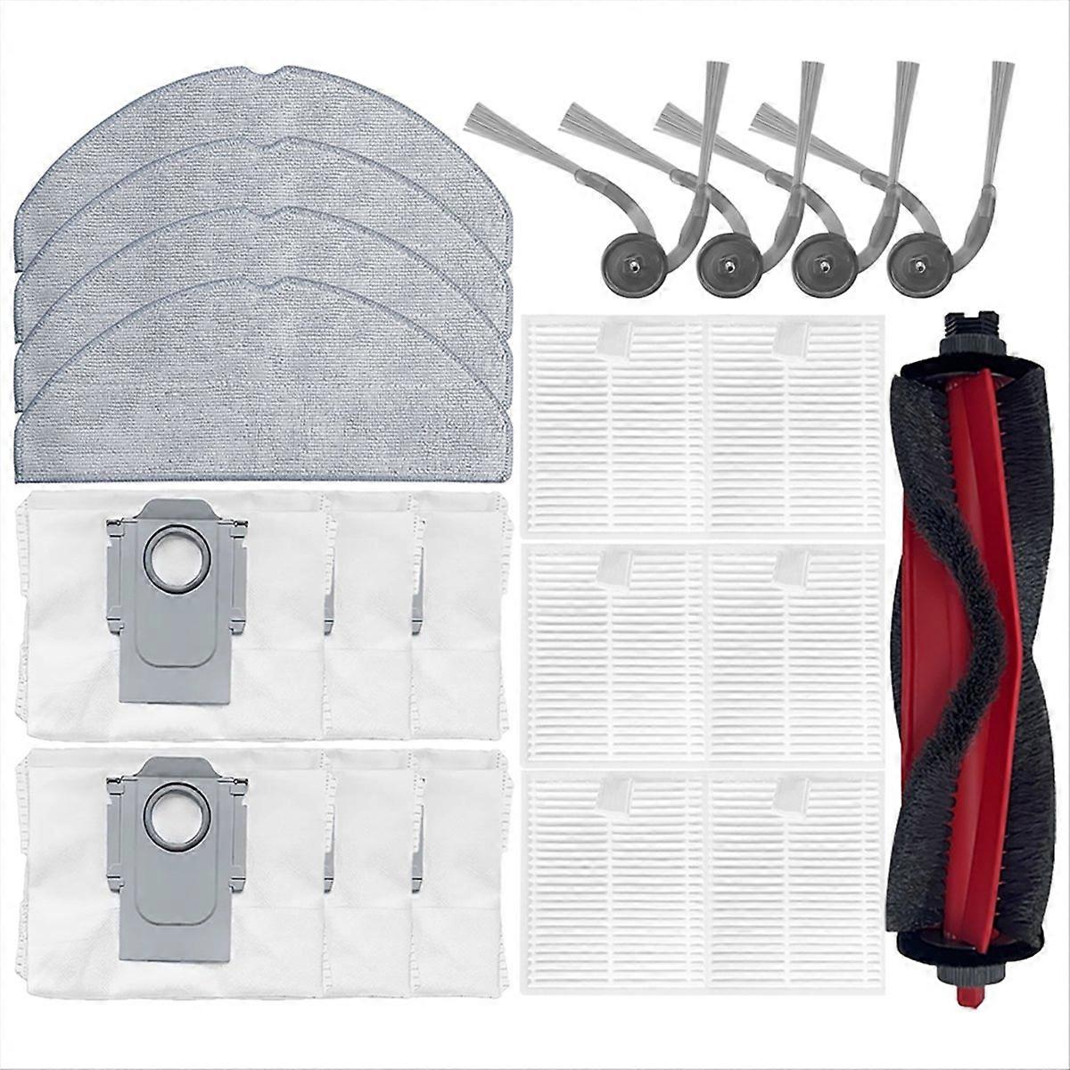 21-teiliges Set Für M5/m5+/l5/l5+/tf/tf+/q7b/q7t Plus: Ersatzteile (bürste, Filter, Tuch, Staubbeutel).
