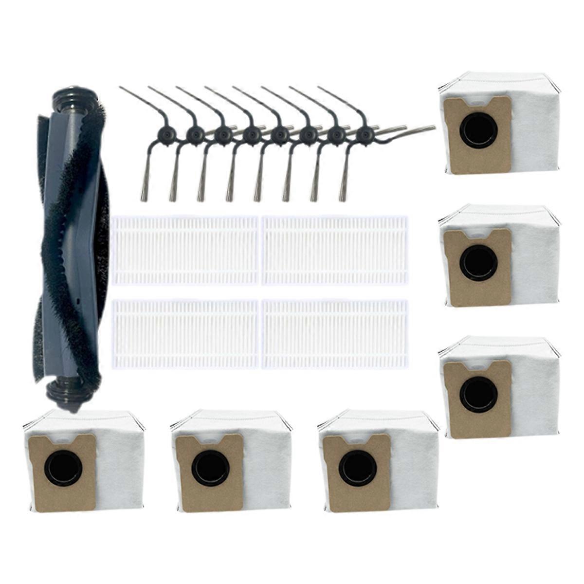 19 Ersatzteile Für Den Saugroboter C10: Hauptbürste, Seitenbürste, Hepa-filter, Großer Staubbeutel.