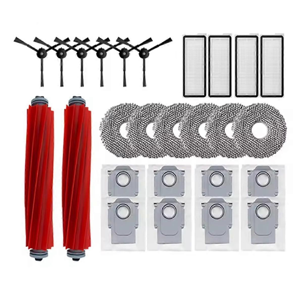 26-teiliges Set Für Q Maxv/qs/q Pro – Ersatzteile: Hauptbürste, Staubbeutel, Hepa-filter, Reinigungstücher