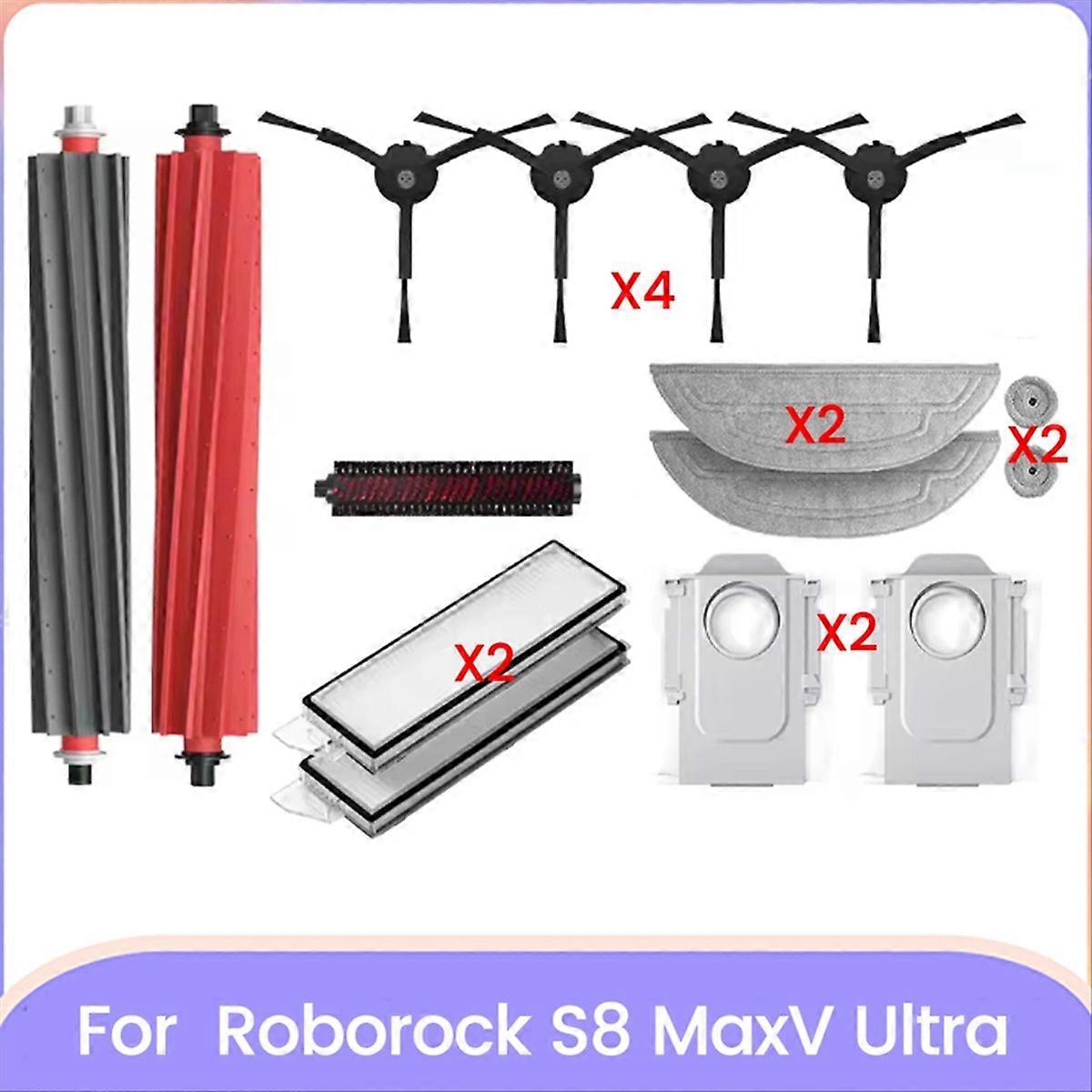 14-teiliges Set Inklusive Bürste, Tuch, Staubbeutel Und Filter Für Den Staubsauger S8 Maxv Ultra – Zubehör Und Ersatzteile