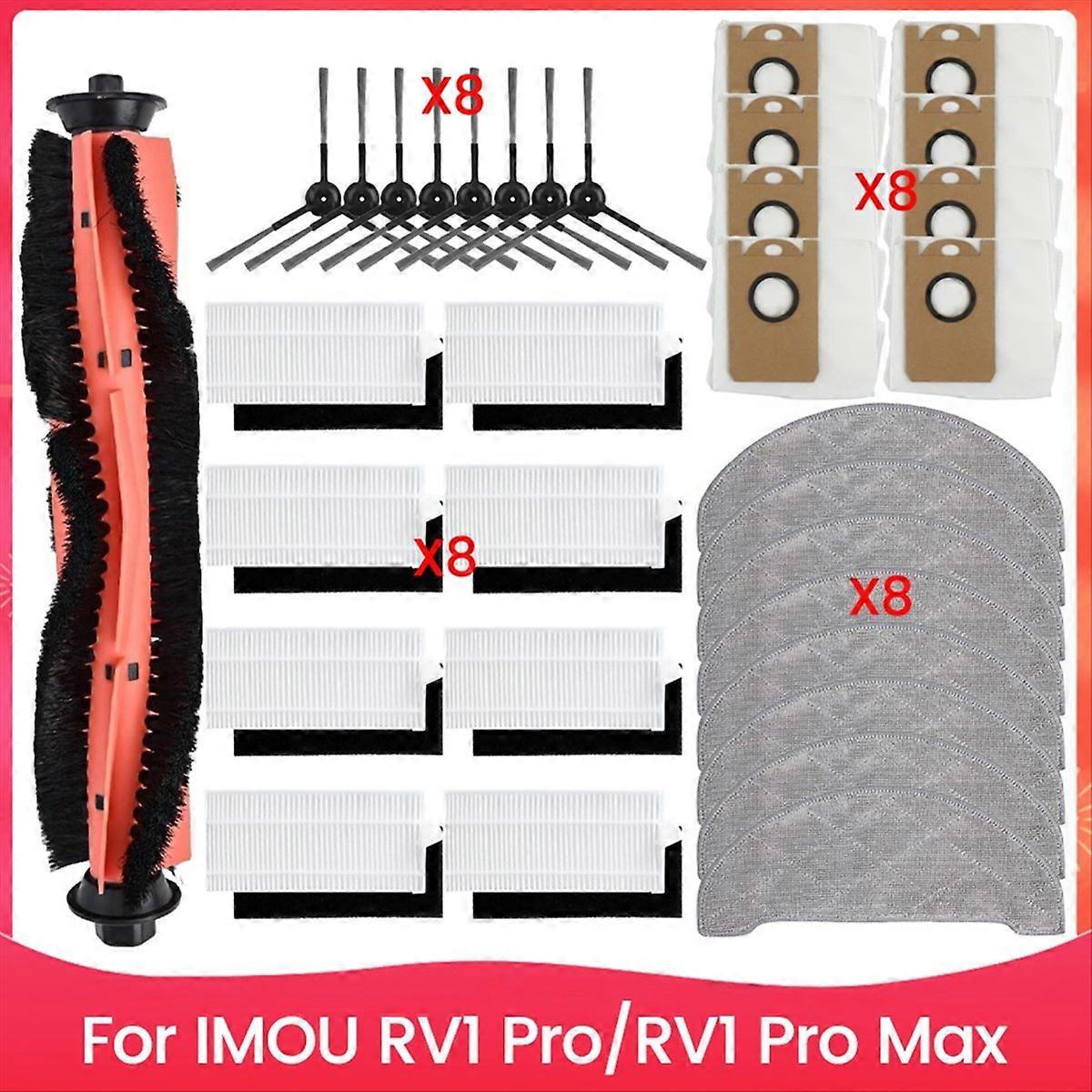 Zubehörset Für Staubsauger Rv1 Pro/rv1 Pro Max: Bürste, Staubbeutel, Hepa-filter, Haushaltsreinigungstücher, Ersatzteile