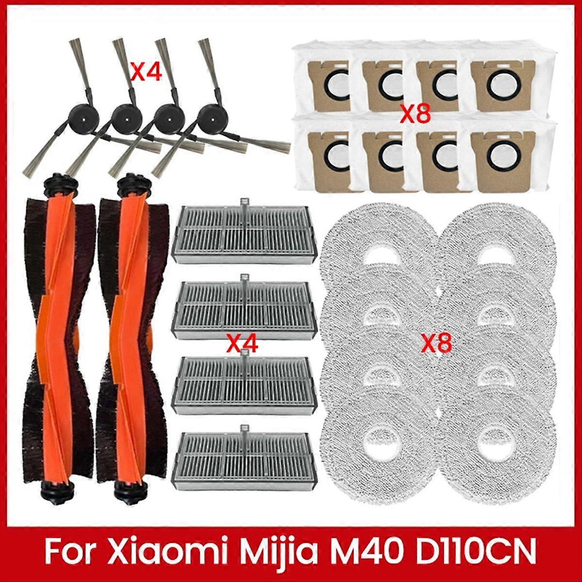 26-teiliges Set Inklusive Bürste, Filter, Tuch Und Staubbeutel Für Den Staubsauger Omni M40 D110cn – Ersatzteile