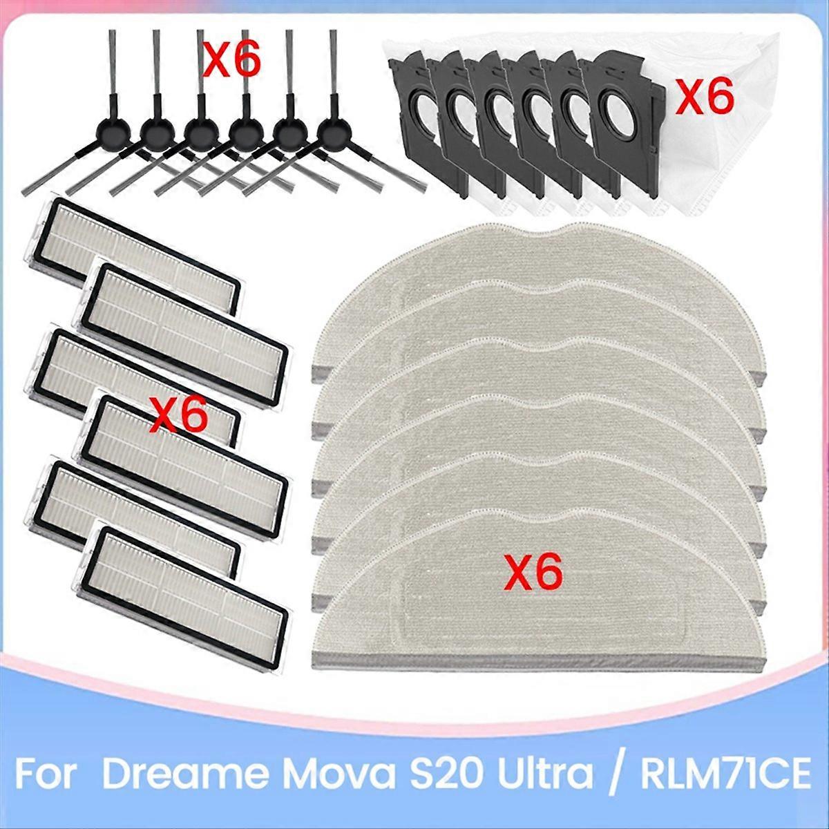 24-teiliges Set Inklusive Bürste, Filter, Staubbeutel Und Reinigungstuch Für Den Staubsauger S20 Ultra/rlm71ce – Ersatzteile