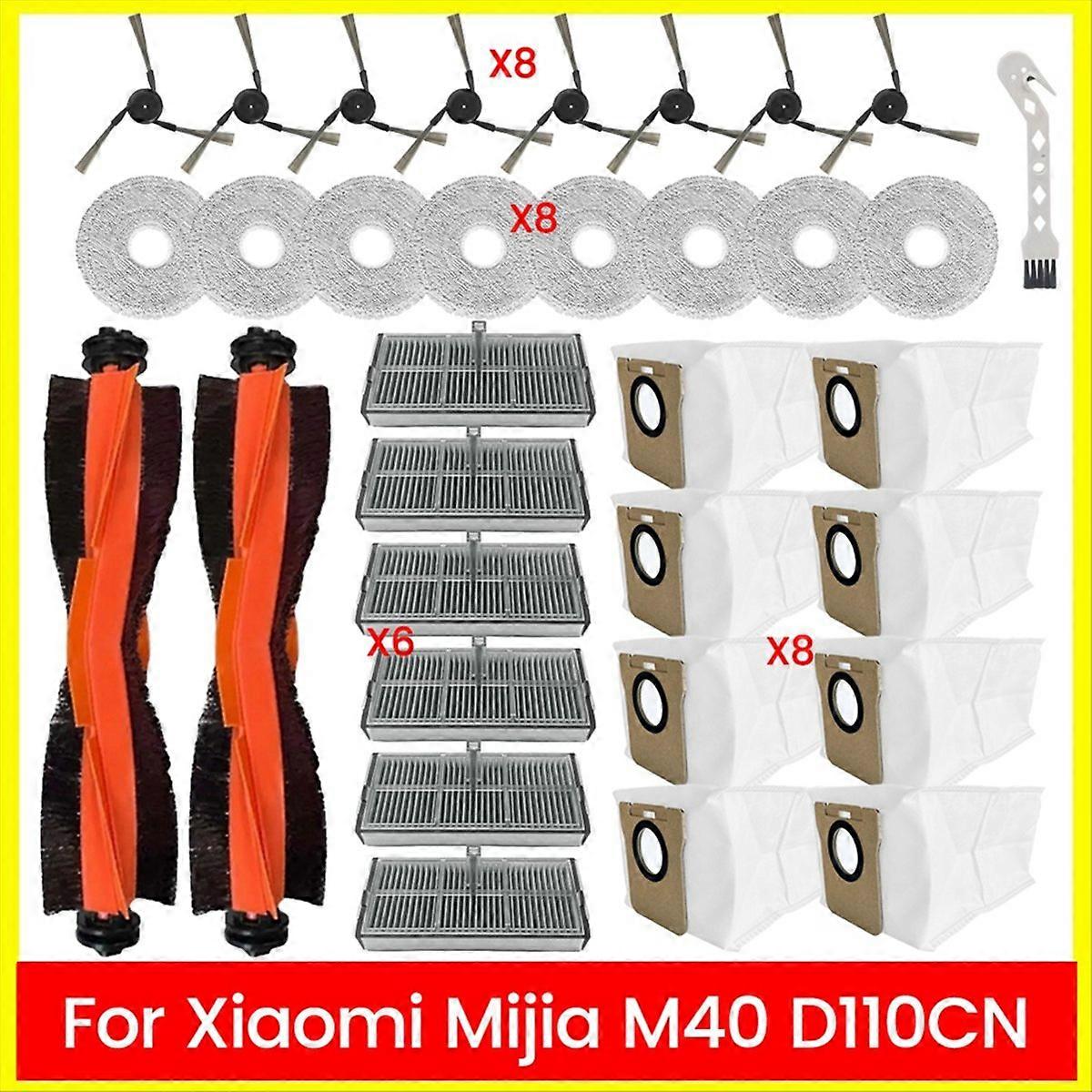 33-teiliges Set Inklusive Bürste, Filter, Tuch Und Staubbeutel Für Den Staubsauger Omni M40 D110cn – Ersatzteile