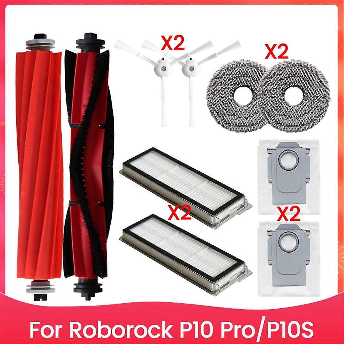 10-teiliges Set Für P10 Pro/p10s: Bürste, Hepa-filter, Reinigungstuch, Staubbeutel Und Effektives Reinigungszubehör
