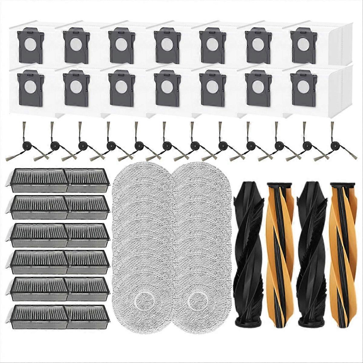 54 Ersatzteile Für X50 Ultra/x50 Master/l50 Pro Ultra/l40s Pro Ultra/l40s Ultra: Bürste, Filter, Reinigungstuch Und Staubbeutel