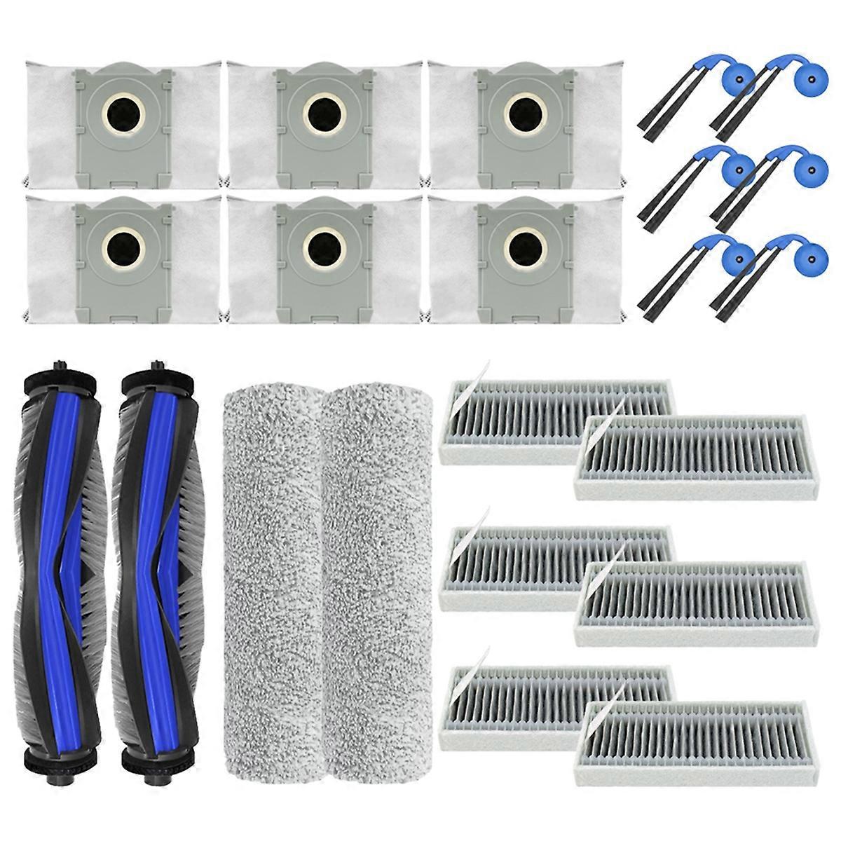 22-teiliges Set Für Den Staubsauger X9 Pro Omni/x9 Pro: Ersatzteile, Hauptbürste, Hepa-filter, Reinigungstuch Und Staubbeutel.