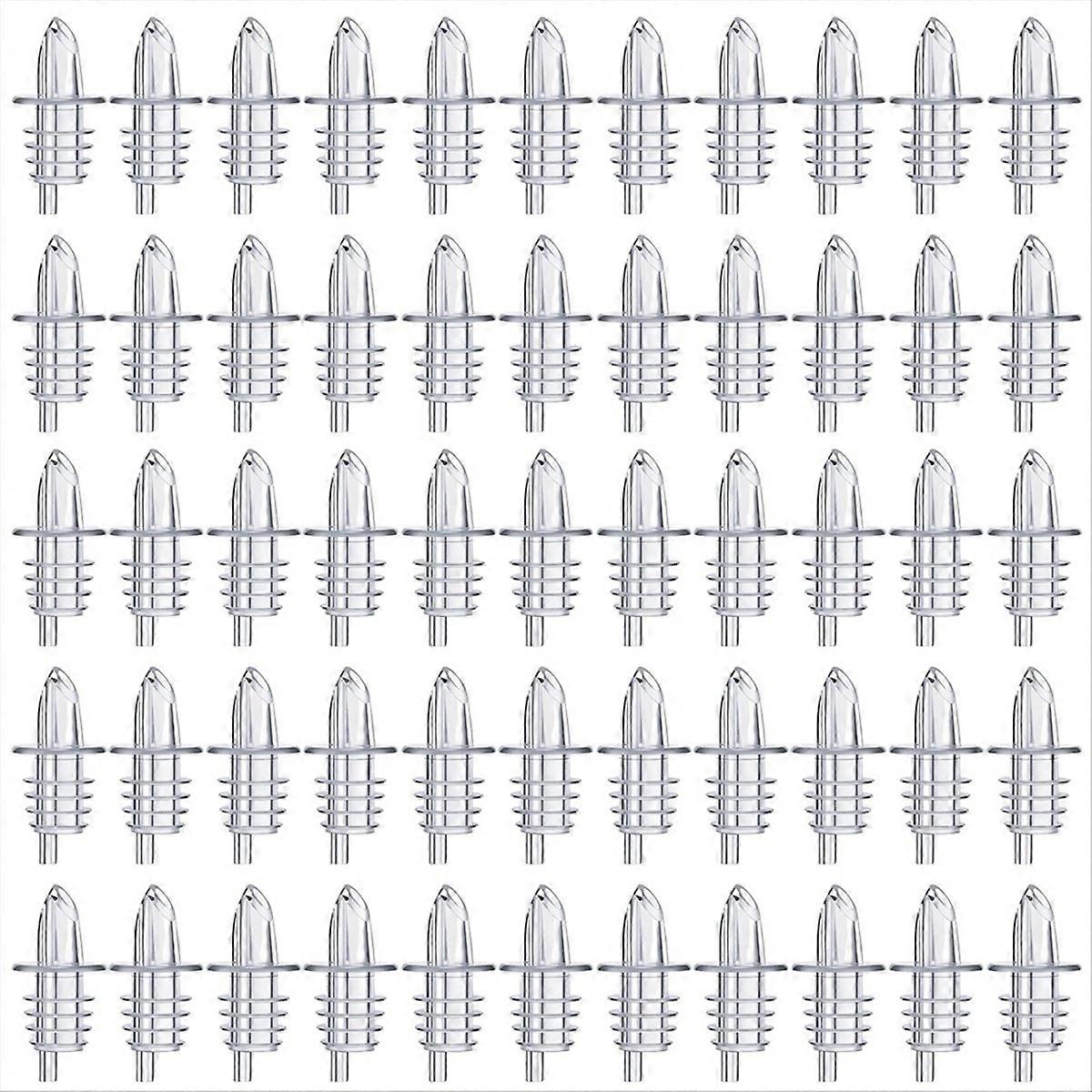 Packung Mit 100 Ausgießern Für Alkoholflaschen, Schwarze Kunststoff-ausgießer, Für Bars, Clubs, Kneipen Und Restaurants