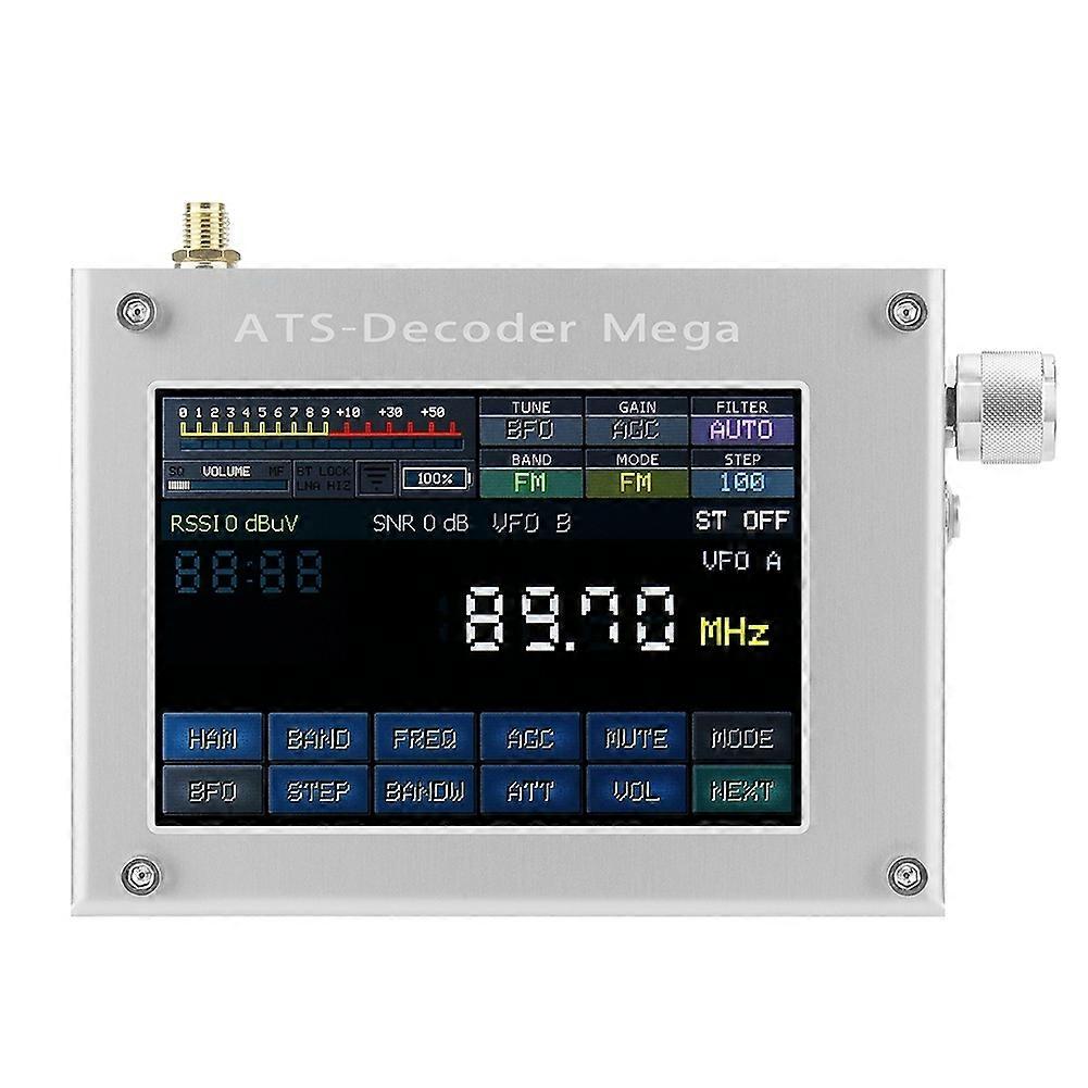 Sdr-radioempfänger Am Fm Sync Ssb Cw Digi Ats-decoder Mega, Verbesserte Version Des Ats25 Max-decoders Mit 4-zoll-farbbildschirm