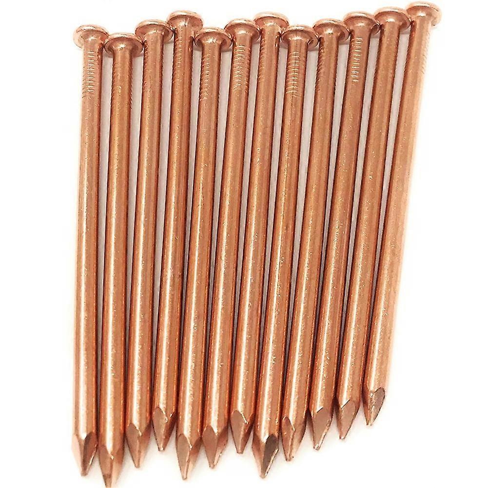 Packung Mit 12 Kupfernägeln Zur Baumstumpfentfernung (10 Cm), Kupfernägel, Stumpfentfernungsspitzen, Baumbefestigungsnägel