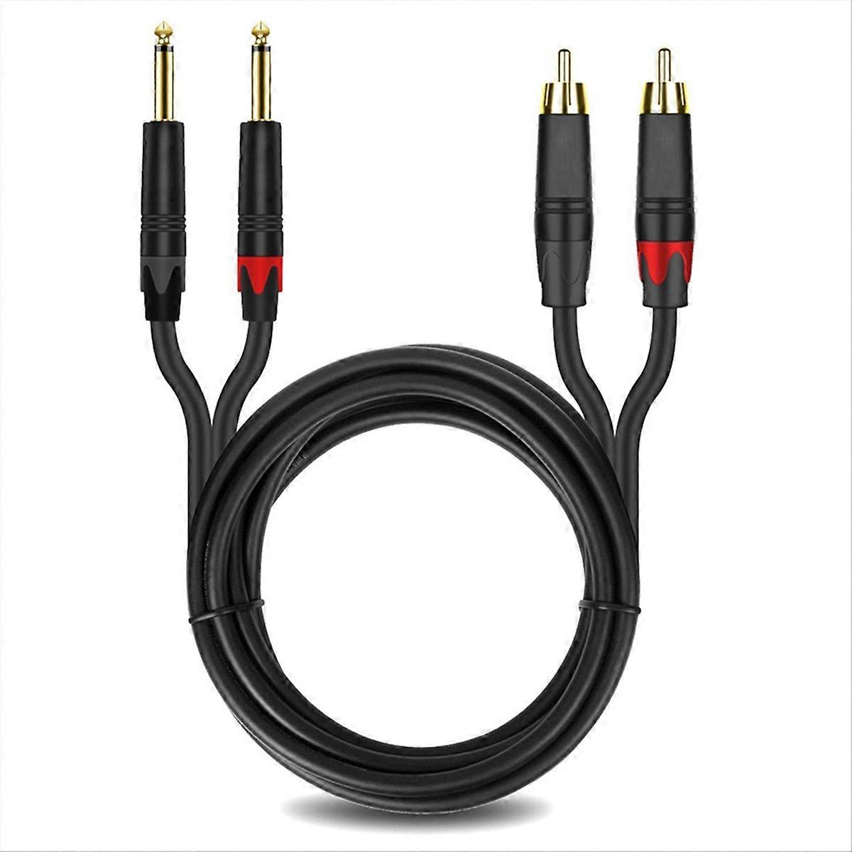 6,35-mm-stereo-hifi-audiokabel Auf 2 Y-kabel