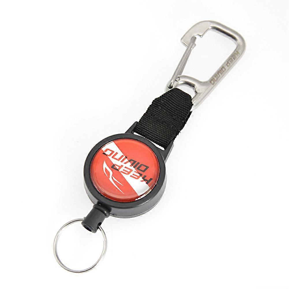 Keep Diving Einziehbares Taucher-lanyard, Tarierwestenhaken, Schlüsselring Mit Verlustsicherung
