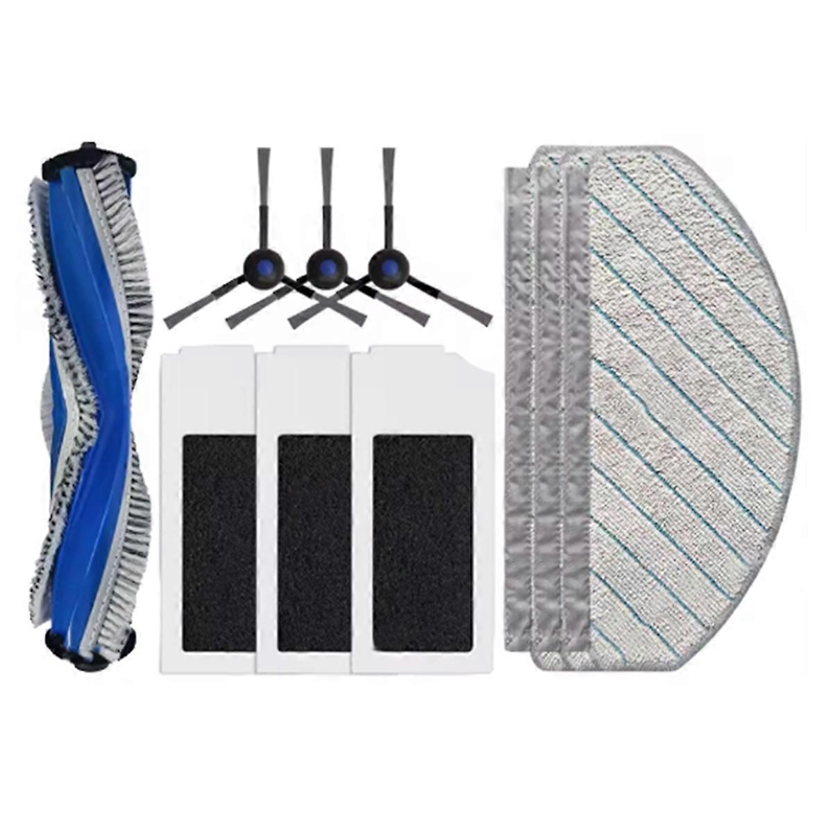 Set Mit 10 Ersatzteilen Für Den Debot N20 / N20 Plus / N20 Staubsauger: Bürste, Filter Und Reinigungstuch.