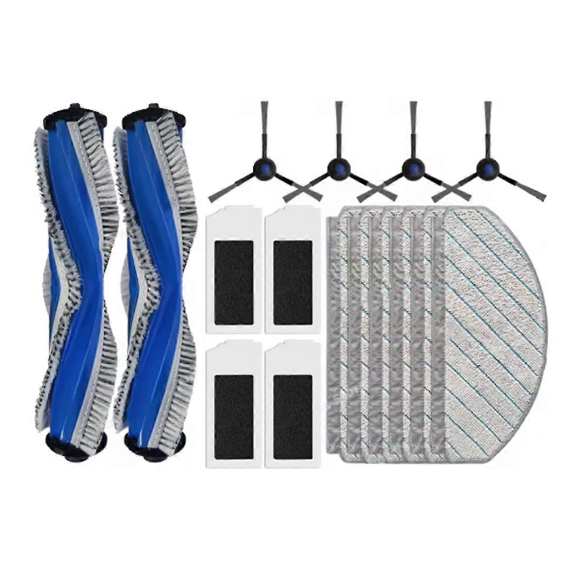 Set Mit 16 Ersatzteilen Für Den Debot N20 / N20 Plus / N20 Staubsauger: Bürste, Filter Und Reinigungstuch.