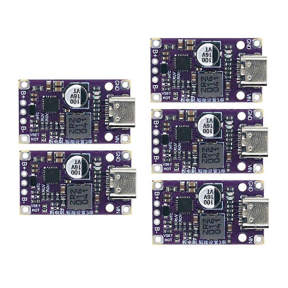 Schnelllademodul Für 2s-lithium-akkus, Usb Typ-c (5 Stück) – 3,7-v-polymer-akku Für Drohnen
