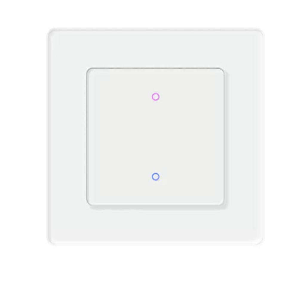 Tuya Wlan-smart-schalter Mit Fernbedienungs-app, Kompatibel Mit Alexa Und Google Home, Route 2-fach