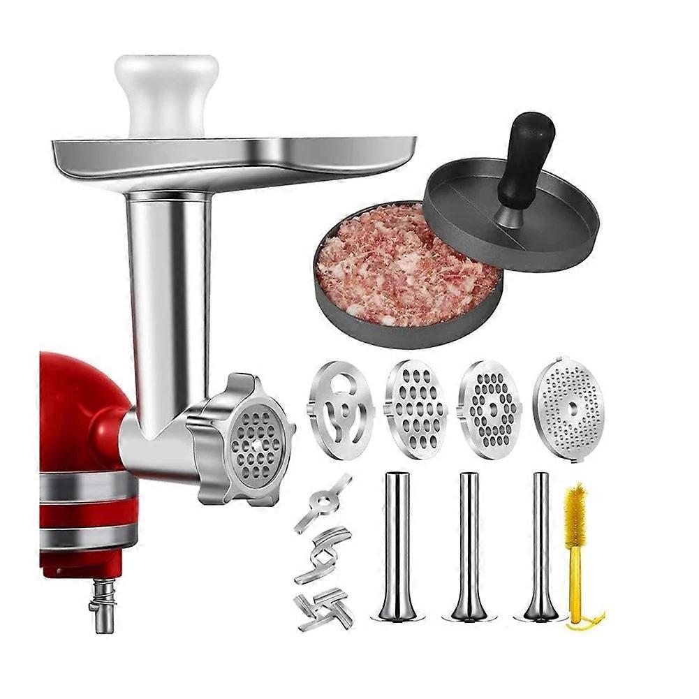 Metallene Fleischwolfaufsätze Für Alle Kitchenaid Chef Küchenmaschinen. Fleischwölfe, Wurstaufsätze.