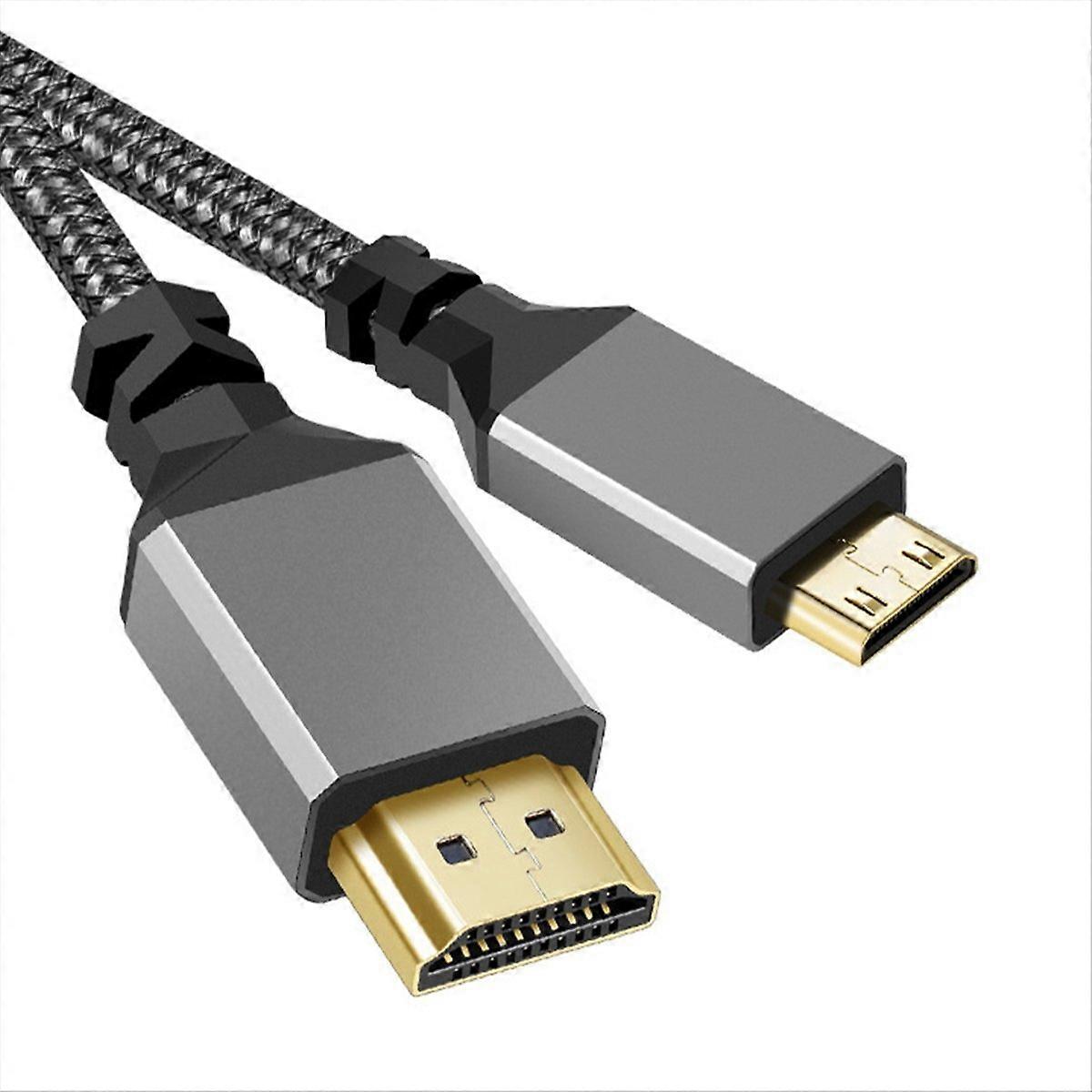 M Langes, 4k 60hz-kompatibles Minikabel Auf 4k 60hz-kompatibles, Nylonummanteltes Kabel
