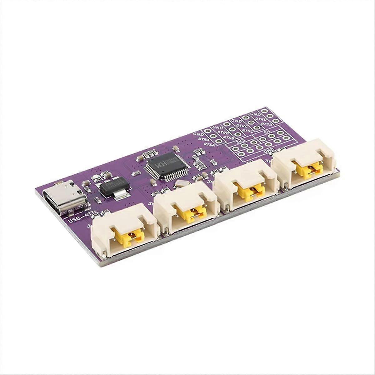 4-wege-ttl-usb-zu-seriell-schnittstellen-kommunikationsmodul, Usb-typ-c-schnittstelle, Hochgeschwindigkeits-6-mbps-ch344-chip