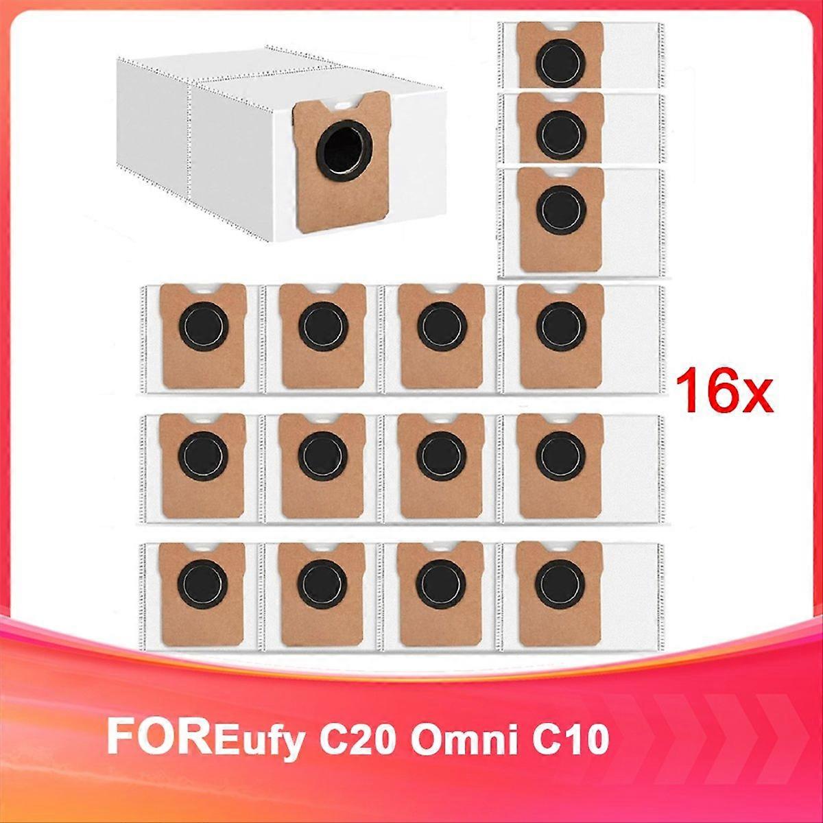 Packung Mit 16 Staubbeuteln Für C20 Omni, Selbstentleerende Beutel Für C10 Und Langlebiges Zubehör Für Effiziente Reinigung