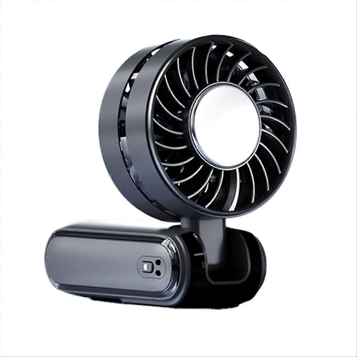 Hochleistungsventilator Mit Kühlakku, Tragbarer Halbleiter-lüfter, Kleiner, Faltbarer Und Wiederaufladbarer Ventilator, Schwarz