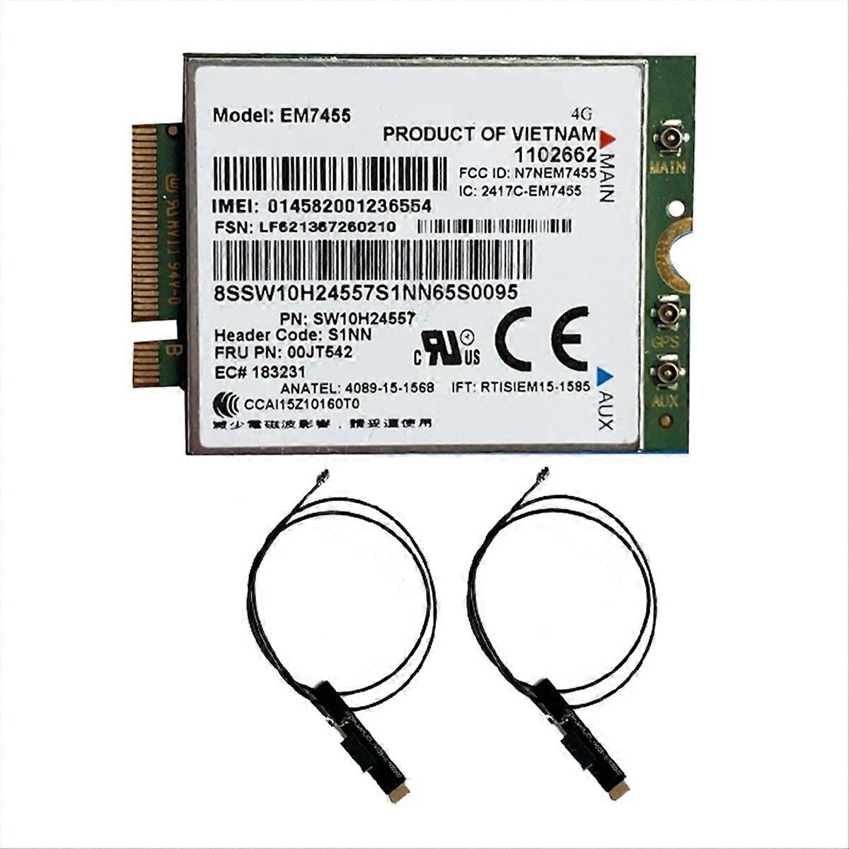 4g Lte Karte Em7455 + Gobi6000 Antenne Für T460 T460p Yuga 260
